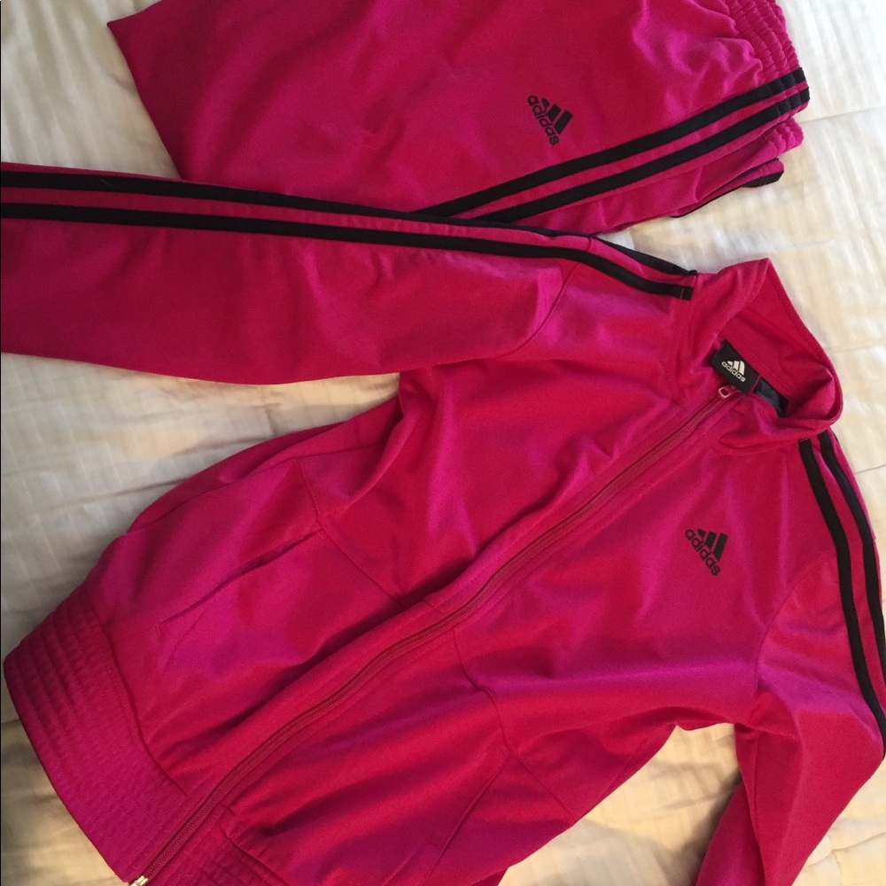 Brand new never worn adidas XL girls track suit